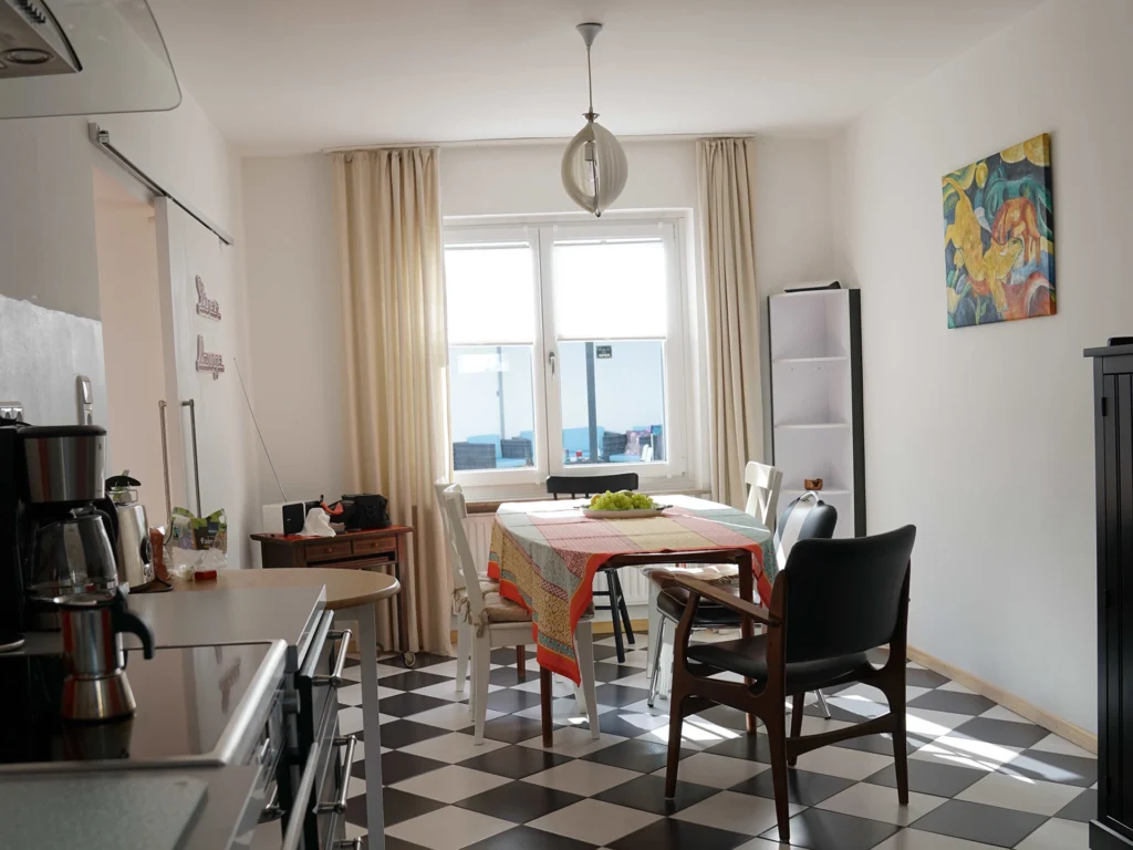 Ferienwohnung Mosel Küche mit Geschirrspüler