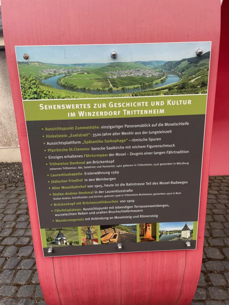 Sehenswuerdigkeiten im Winzerdorf Trittenheim